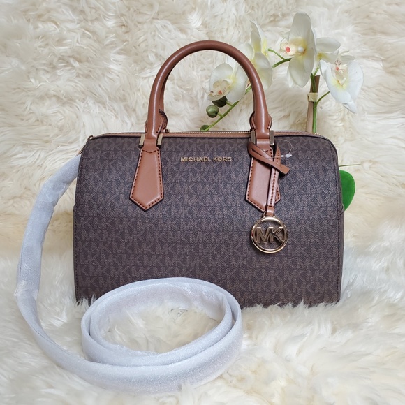 🔥SALE🔥 Michael Kors Hayes Large Duffle Handbag - Picture 2 of 8